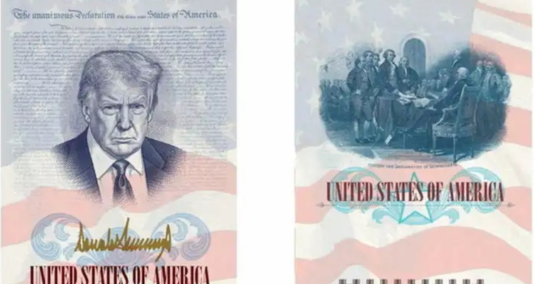 Nuevo pasaporte con rostro de Trump