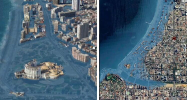 Simulación revela los estragos de un posible tsunami en Viña del Mar: preocupa el tiempo para evacuar