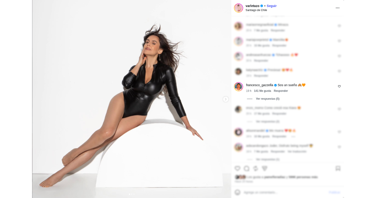 Comentario de Francesco Gazzella a Carola Varleta