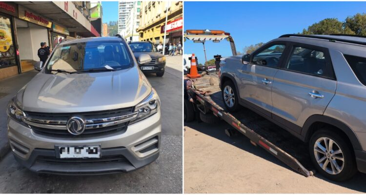 Retiran vehículo por deuda en pago de parquímetros en Concepción