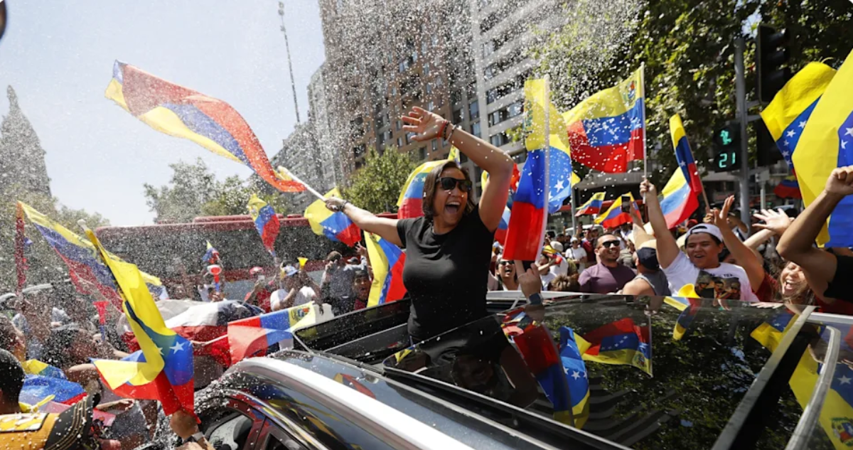 Venezolanos en Santiago de Chile