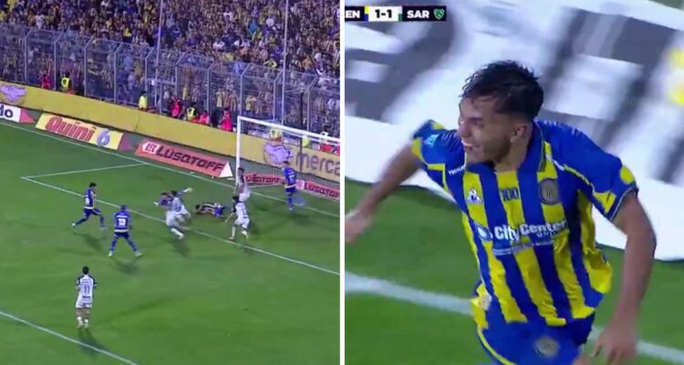 Vicente Pizarro le dio la victoria a Rosario Central en Argentina.