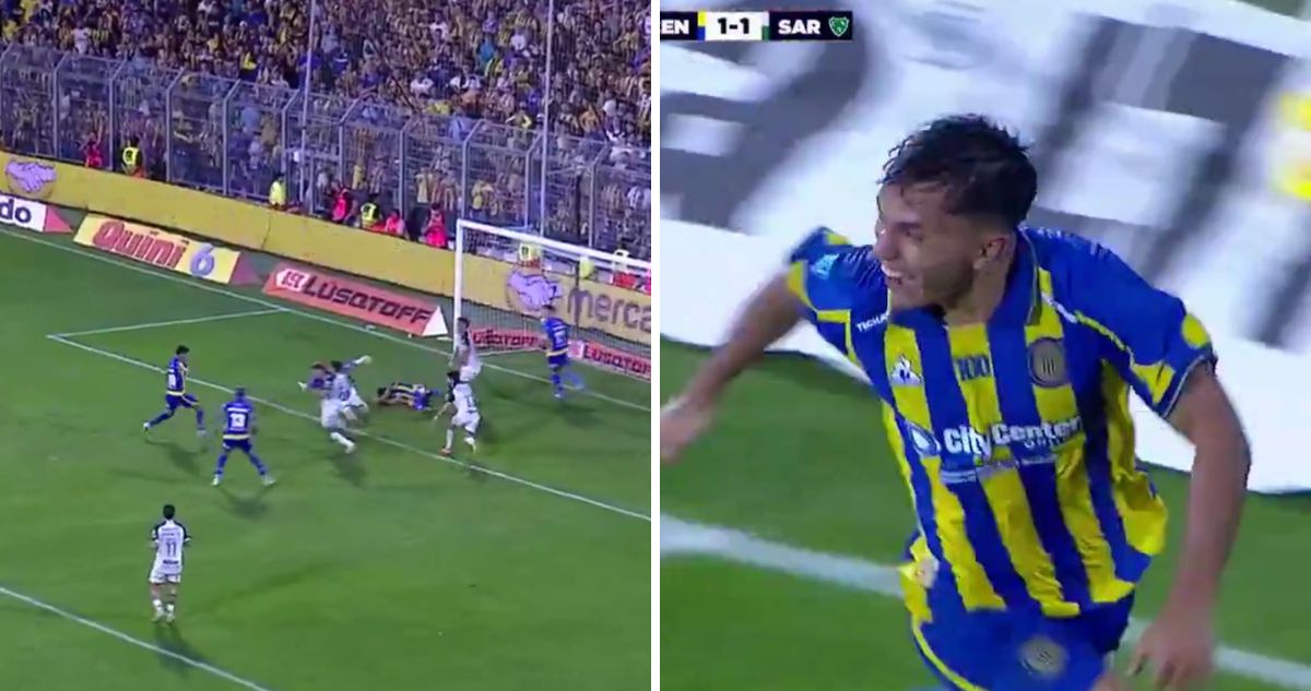 Vicente Pizarro le dio la victoria a Rosario Central en Argentina.