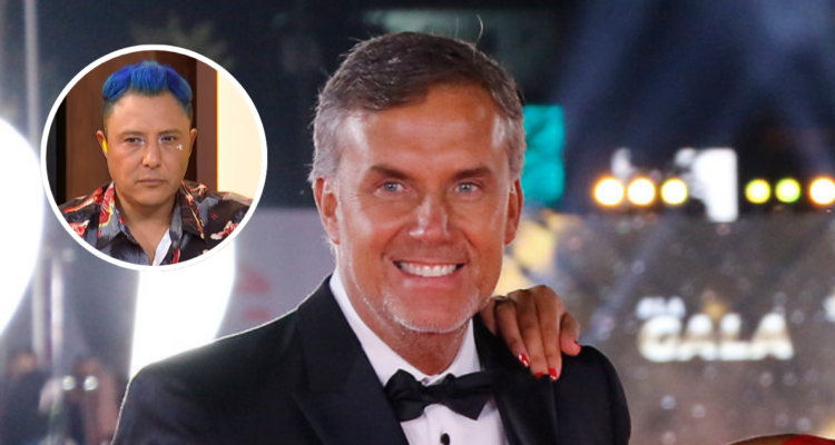 Felipe Vidal y en miniatura Sergio Rojas por denuncia contra el periodista