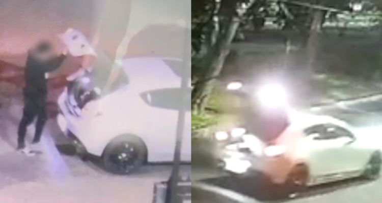 VIDEO | Cámaras captan el momento de atropello fatal a pasajero durante encerrona en Maipú