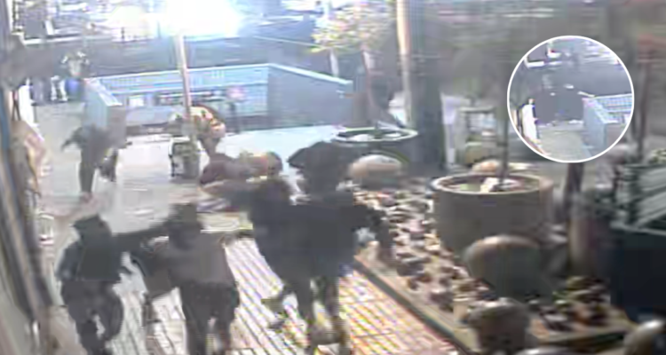 VIDEO | Graban el momento en que detective da muerte a delincuente que lo apuñaló en Estación Central