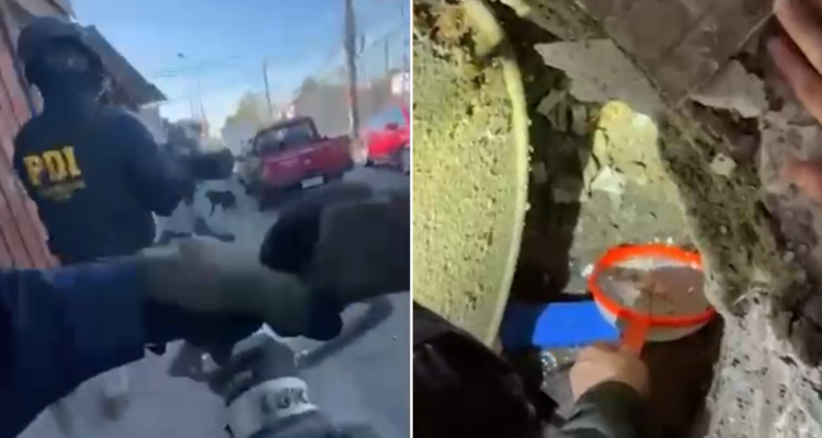 Redada por tráfico de drogas en Pudahuel