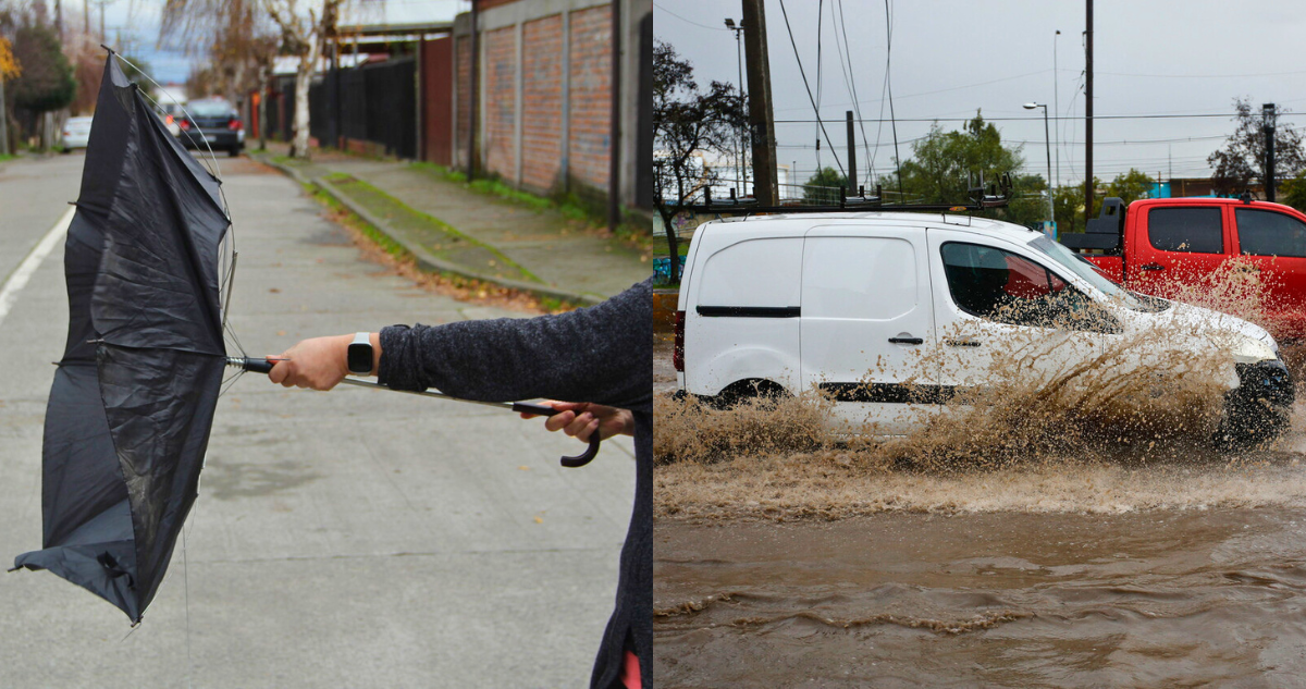 Viento y lluvia
