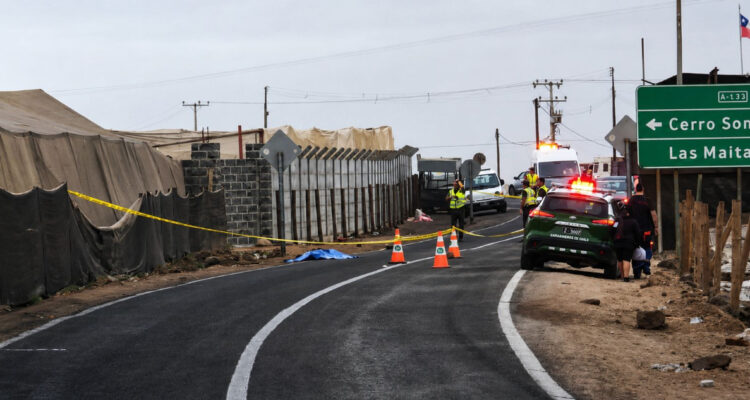 Adulto mayor muere atropellado en Azapa: conductor escapó y es buscado por Carabineros
