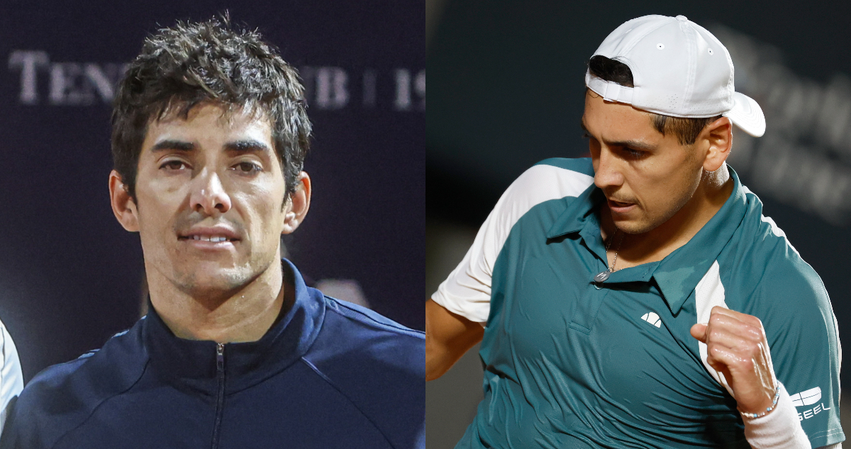 Alejandro Tabilo y Cristian Garin en foto por previa de Roland Garros 2026