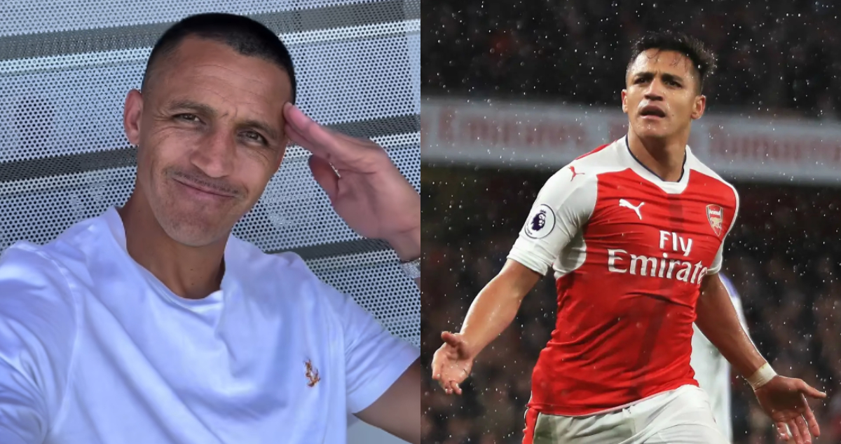Alexis Sánchez saludo al Arsenal