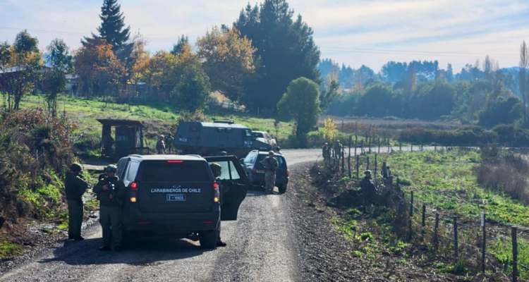 Allanan comunidad de Temucuicui tras ataque a balazos a dos unidades de Carabineros en Ercilla