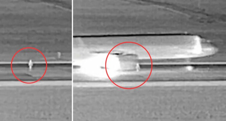 “Hay extremidades en la pista”: Avión a 310 km/h “atropelló” a persona en aeropuerto de EEUU