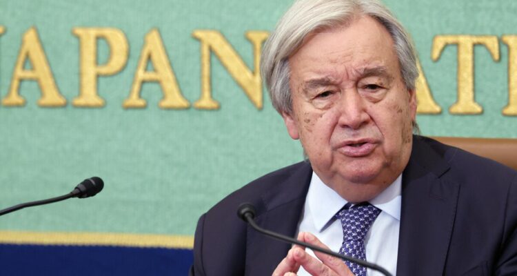 El Secretario General de la ONU, Antonio Guterres