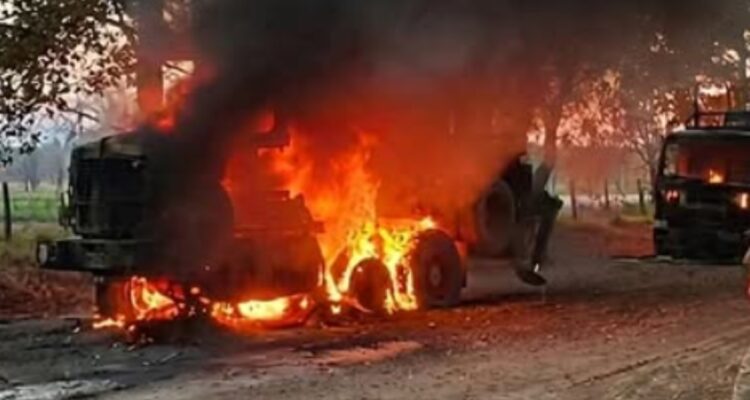 Ataque incendioario en Victoria