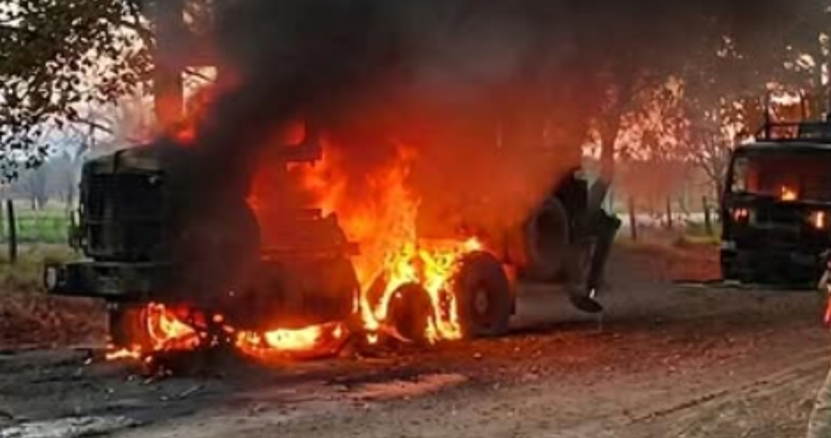 Ataque incendioario en Victoria