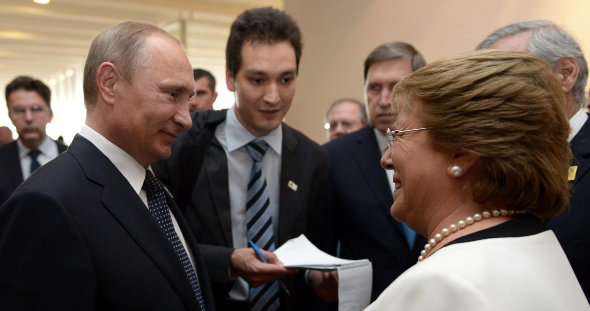 Bachelet prepara reunión con Putin en Rusia en plena carrera por liderar la ONU