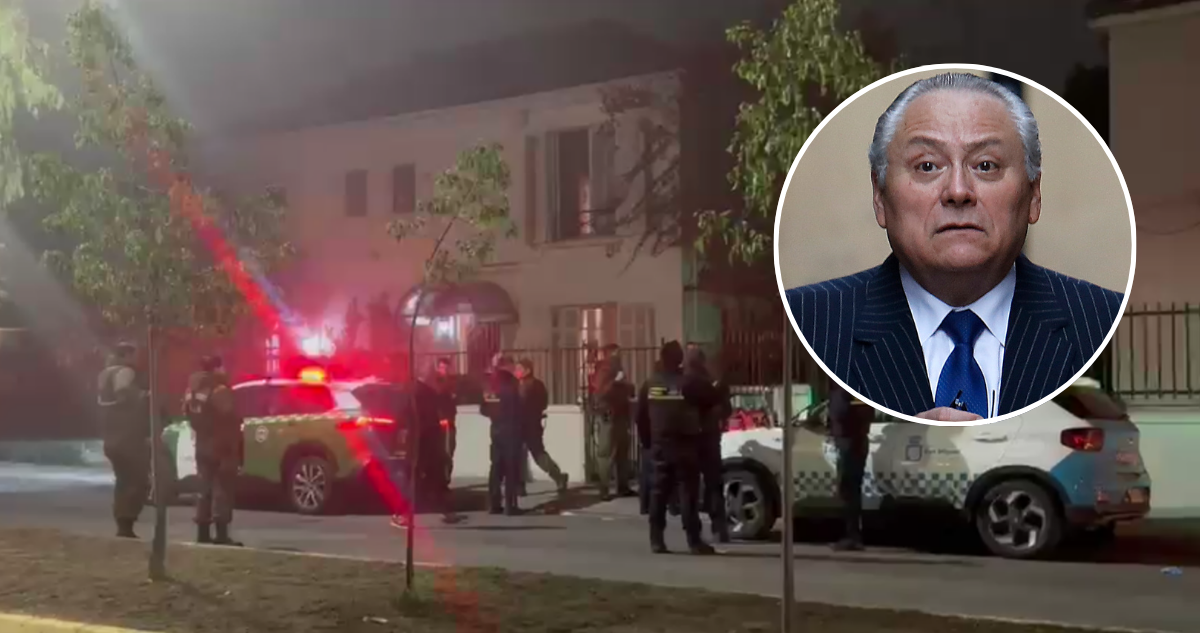 Balacera durante turbazo a casa de expresidente del TC Iván Aróstica deja un muerto y seis detenidos