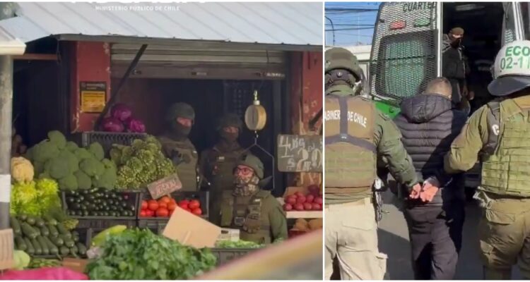 Banda usaba verdulería como fachada para vender drogas en cercanías de Mercado Cardonal de Valparaíso