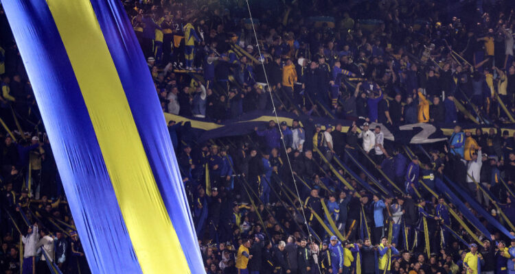 Barra de Boca Juniors en Copa Libertadores