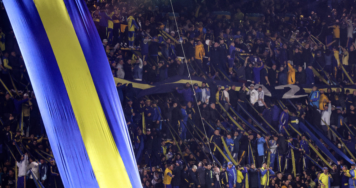 Barra de Boca Juniors en Copa Libertadores
