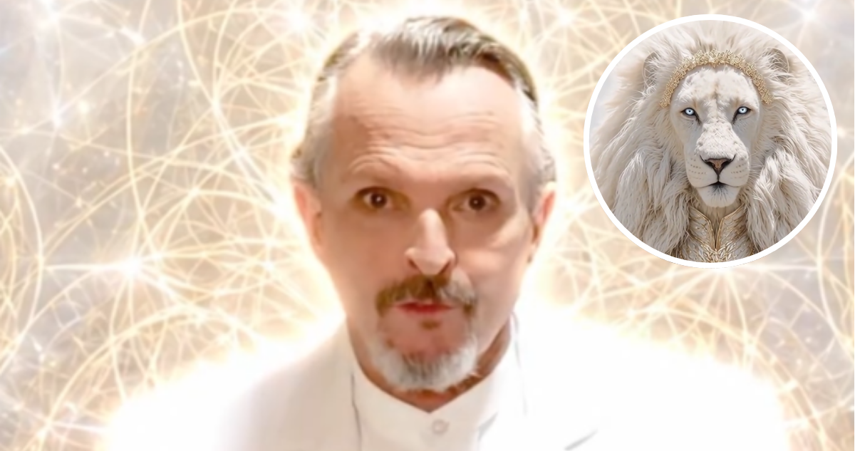 Capturas del extraño video de Miguel Bosé