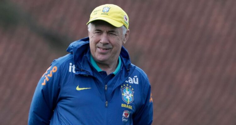 Carlo Ancelotti renovó contrato con la selección de Brasil.