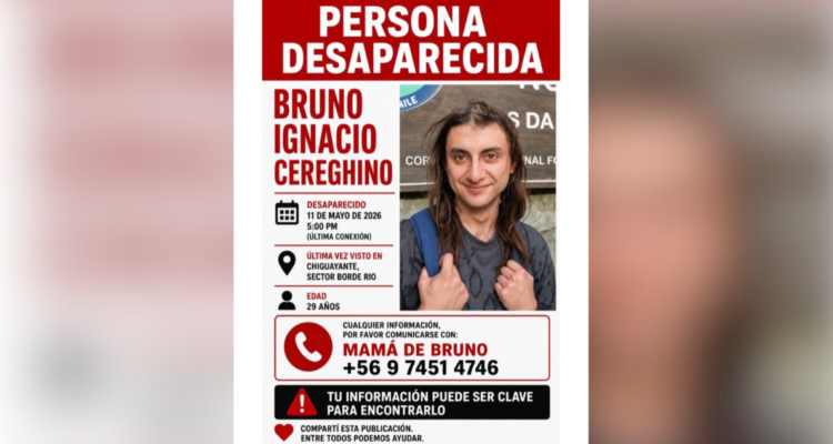 Afiche de Bruno Cereghino difundido en RRSS