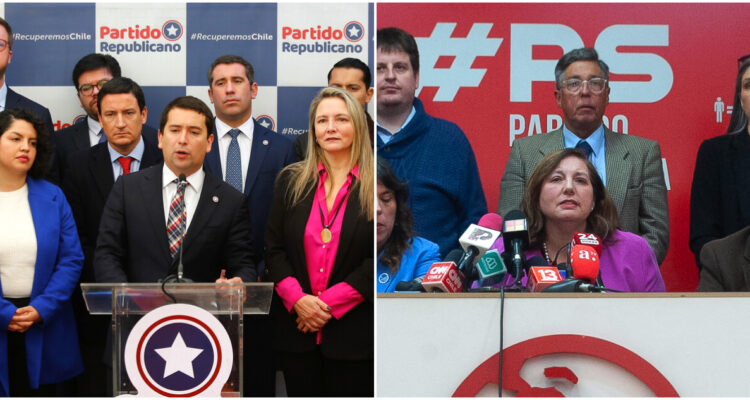 Cadem: Republicanos y Socialistas se disputan el primer lugar en evaluación de partidos