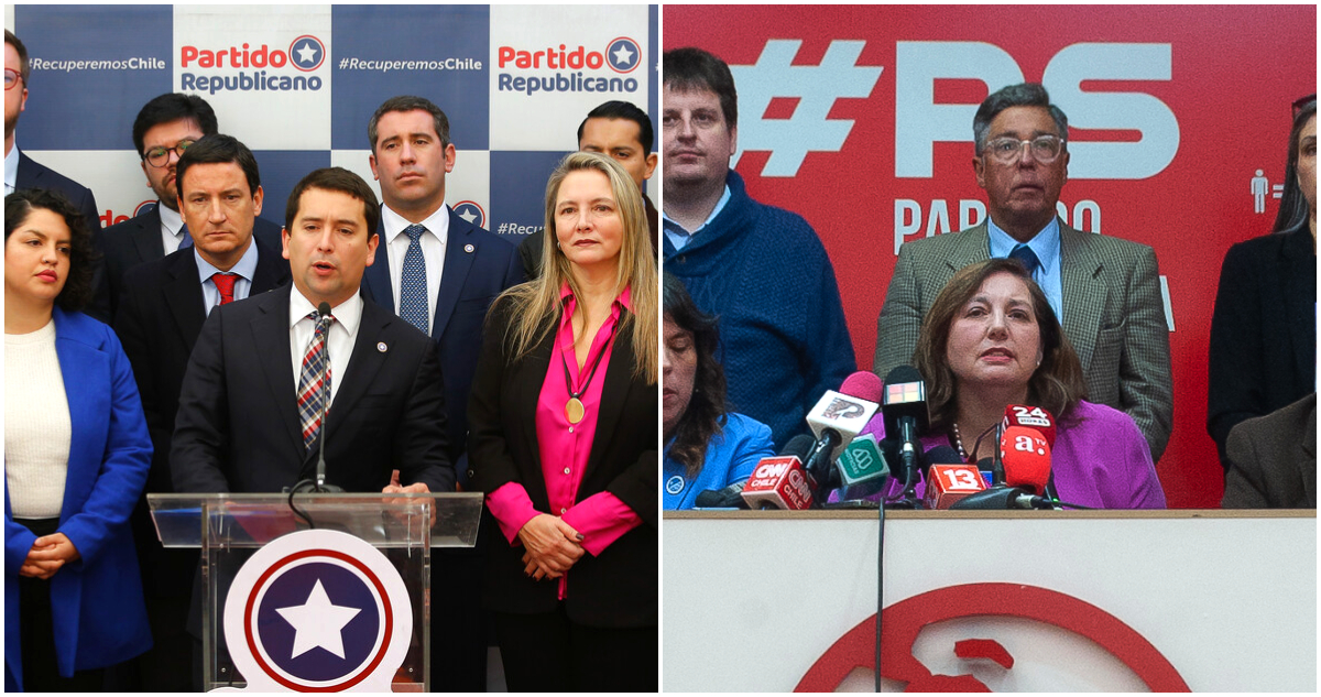 Cadem: Republicanos y Socialistas se disputan el primer lugar en evaluación de partidos