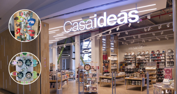 “Robando la idea de un grupo” : estudiantes acusan a Casaideas de plagiar vitrina navideña