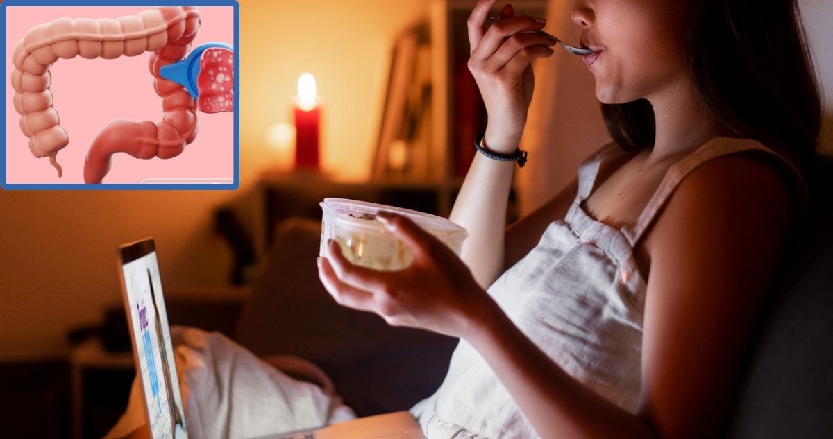 Cuando comer de noche podría llegar a ser mortal: Aumenta la posibilidad de sufrir cáncer colorrectal