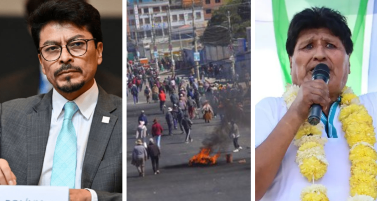 Canciller de Bolivia acusa intento de golpe de estado y culpa a Evo Morales