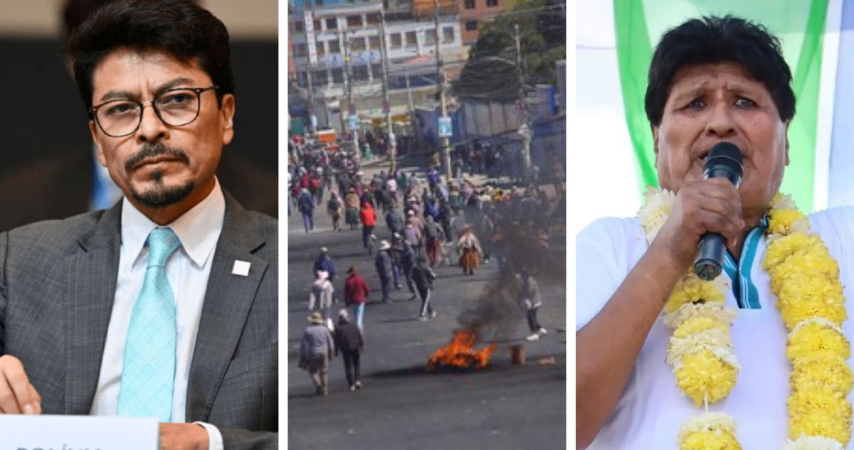 Canciller de Bolivia acusa intento de golpe de estado y culpa a Evo Morales