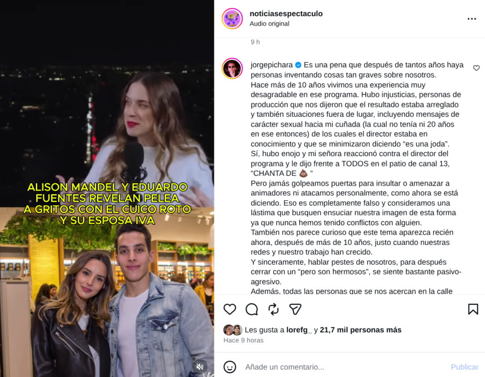 Cuico roto responde.