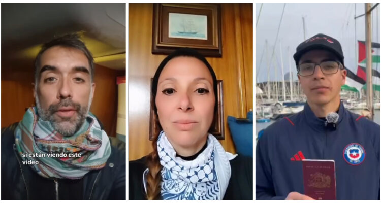 Confirman captura de Caiozzi, Eltit y Chanfreau en flotilla a Gaza y exigen gestiones diplomáticas