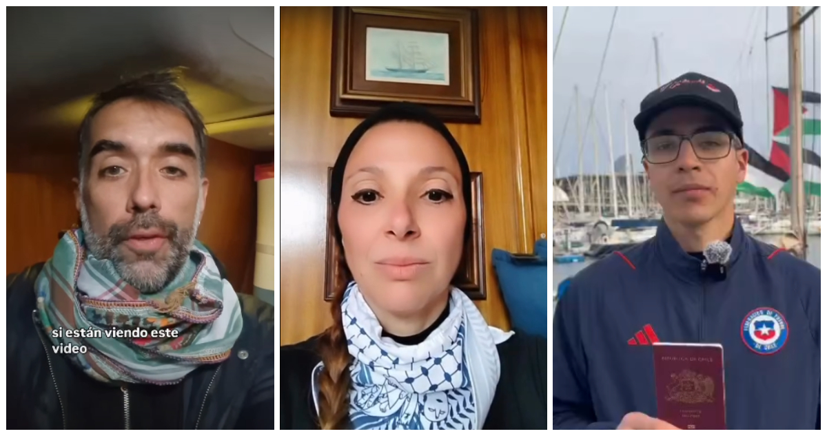 Confirman captura de Caiozzi, Eltit y Chanfreau en flotilla a Gaza y exigen gestiones diplomáticas