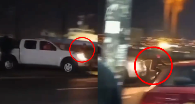 VIDEO | Captan a camioneta atropellando a personas en sector costero de Valparaíso: conductor huyó
