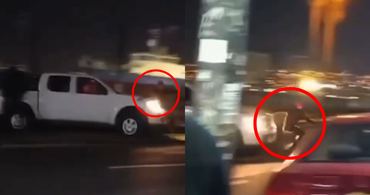 VIDEO | Captan a camioneta atropellando a personas en sector costero de Valparaíso: conductor huyó