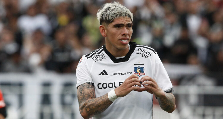 Carlos Palacios en Colo Colo foto de archivo