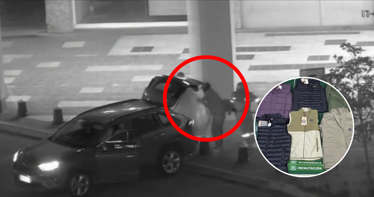 VIDEO | Robo en Mallplaza Trébol: detienen con especies robadas a sujeto a bordo de auto en Hualpén