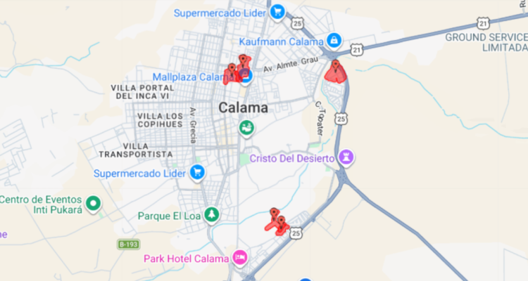 Mapa de afectación CGE