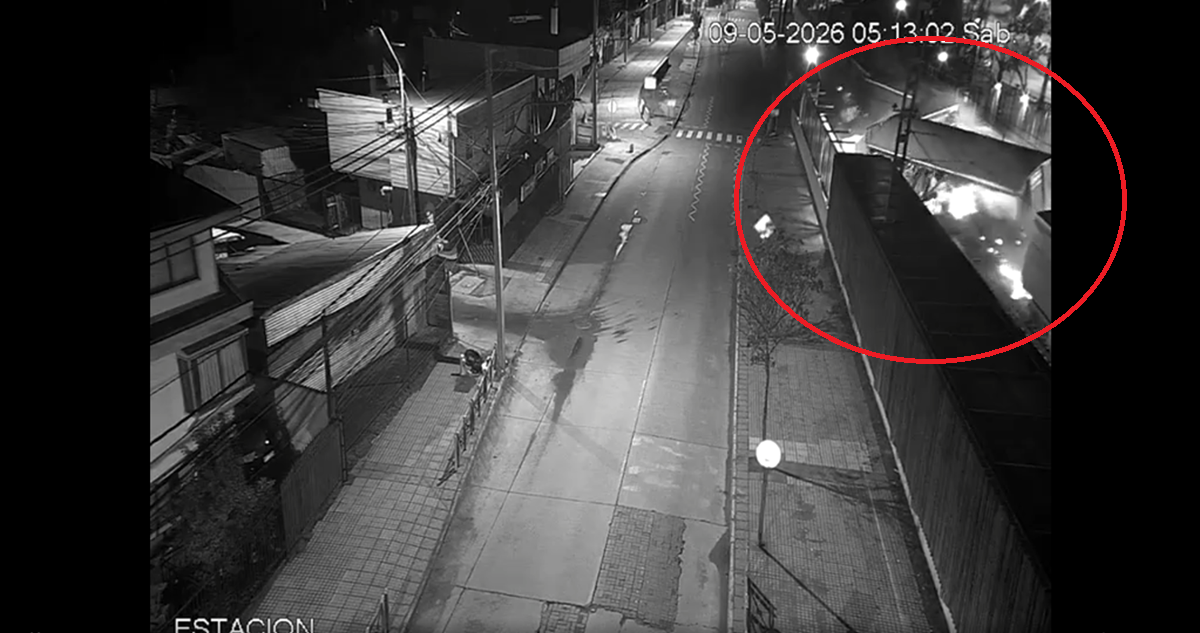 Video muestra el momento exacto en que tren descarriló en Chiguayante