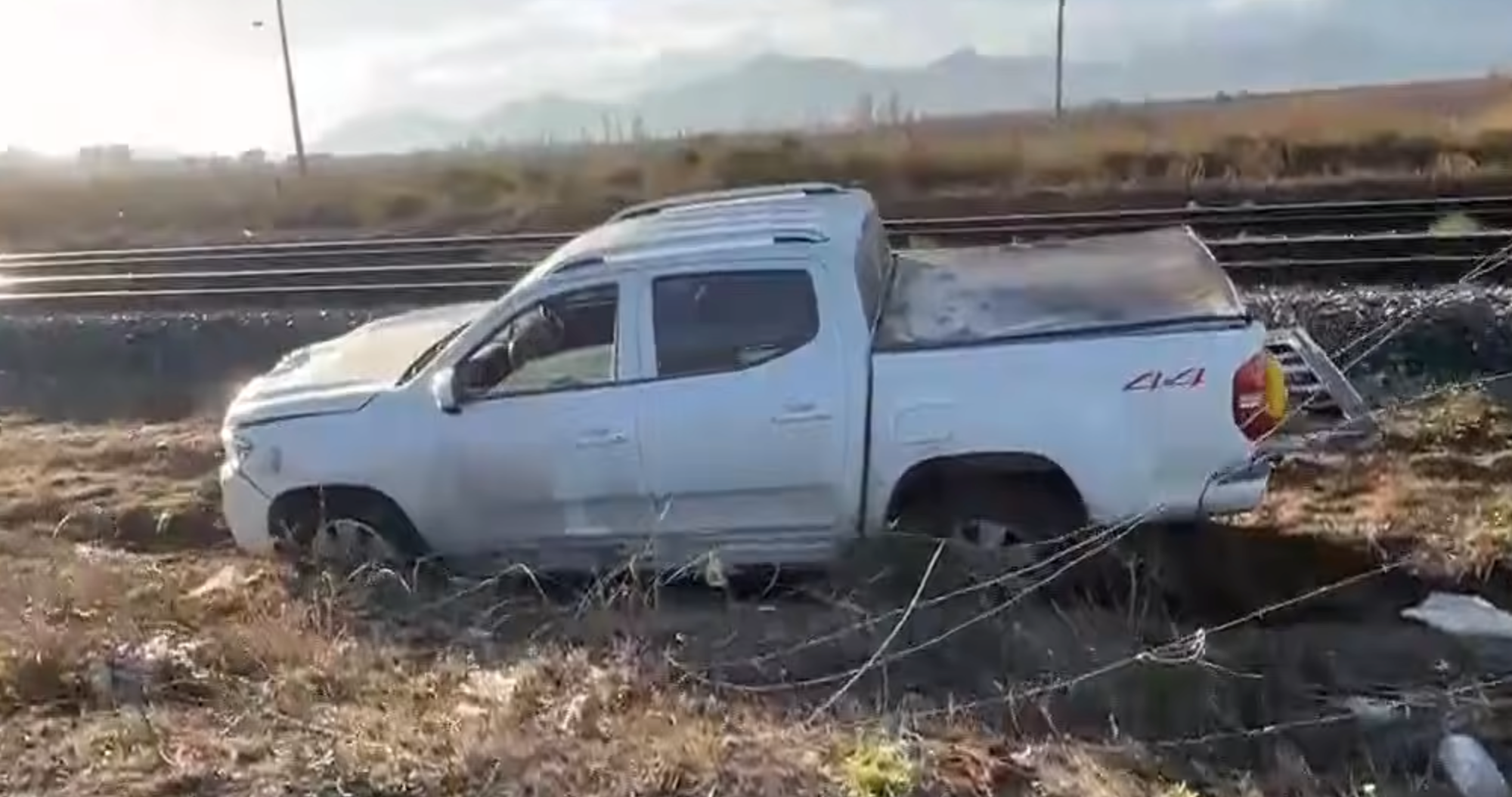 Conductor protagoniza accidente en San Bernardo mientras perseguía a delincuentes que le robaron