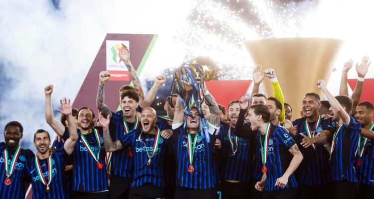 Inter de Milán ganó la Copa Italia.