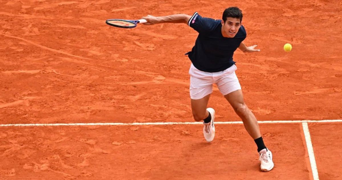 Cristian Garin avanzó de ronda en el Masters 1.000 de Roma.