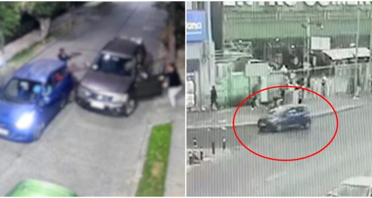 Detienen a cuatro sujetos acusados de portonazo donde víctima fue baleada con una UZI en Providencia