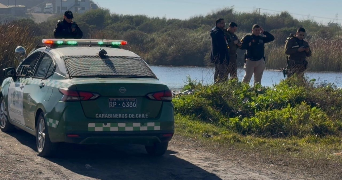 Cuerpo flotando en humedal Maule de Coronel