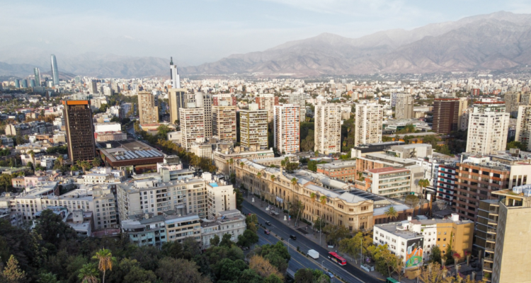 Vista panorámica de Santiago