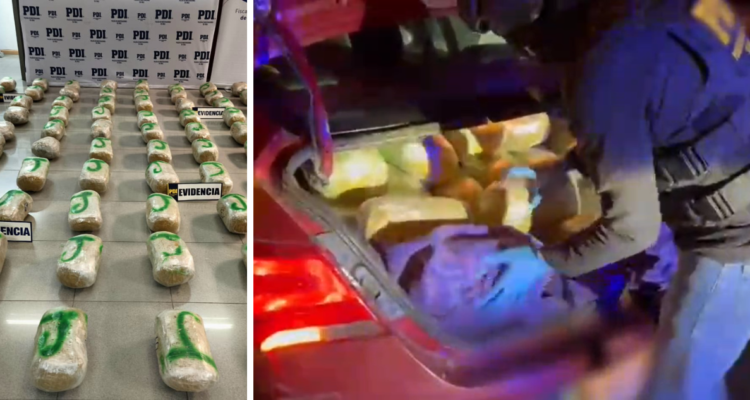 Desarticulan banda que transportaba millonarias cargas de marihuana entre Calama, Copiapó y Valparaíso